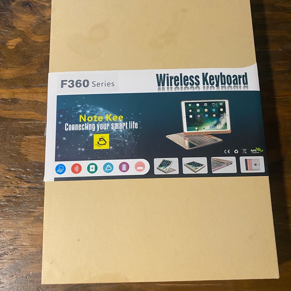 Wireless Keyboard for Tablets - Silver